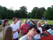 Meredith (with her back to the camera),Katie S, Ben, Andy & his son, and Cathy....looking very very puzzled.