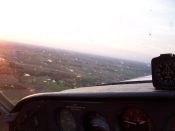 Someone needs to clean the windscreen of the Bonanza.