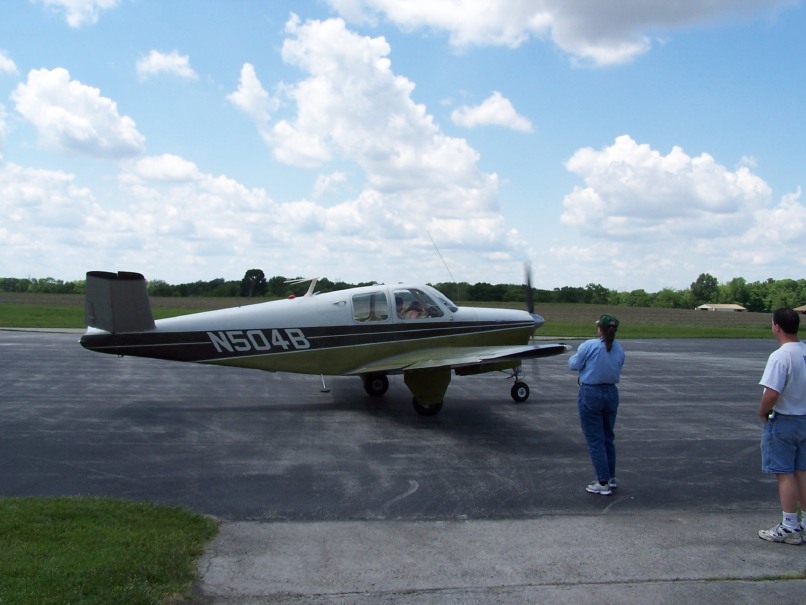 and boy, was she surprised by which Daun was piloting the Bonanza.