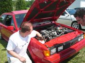 014 Just hold that there while I go crank her over...