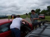 Mike goes in search of beer for Marc Getty