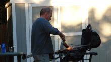 Karl Krupke Grills at Jim's BBQ thursday