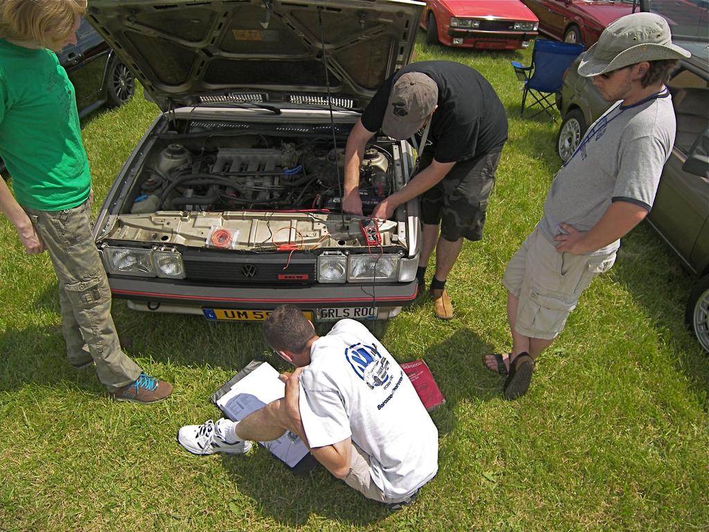 Jim worked on several cars